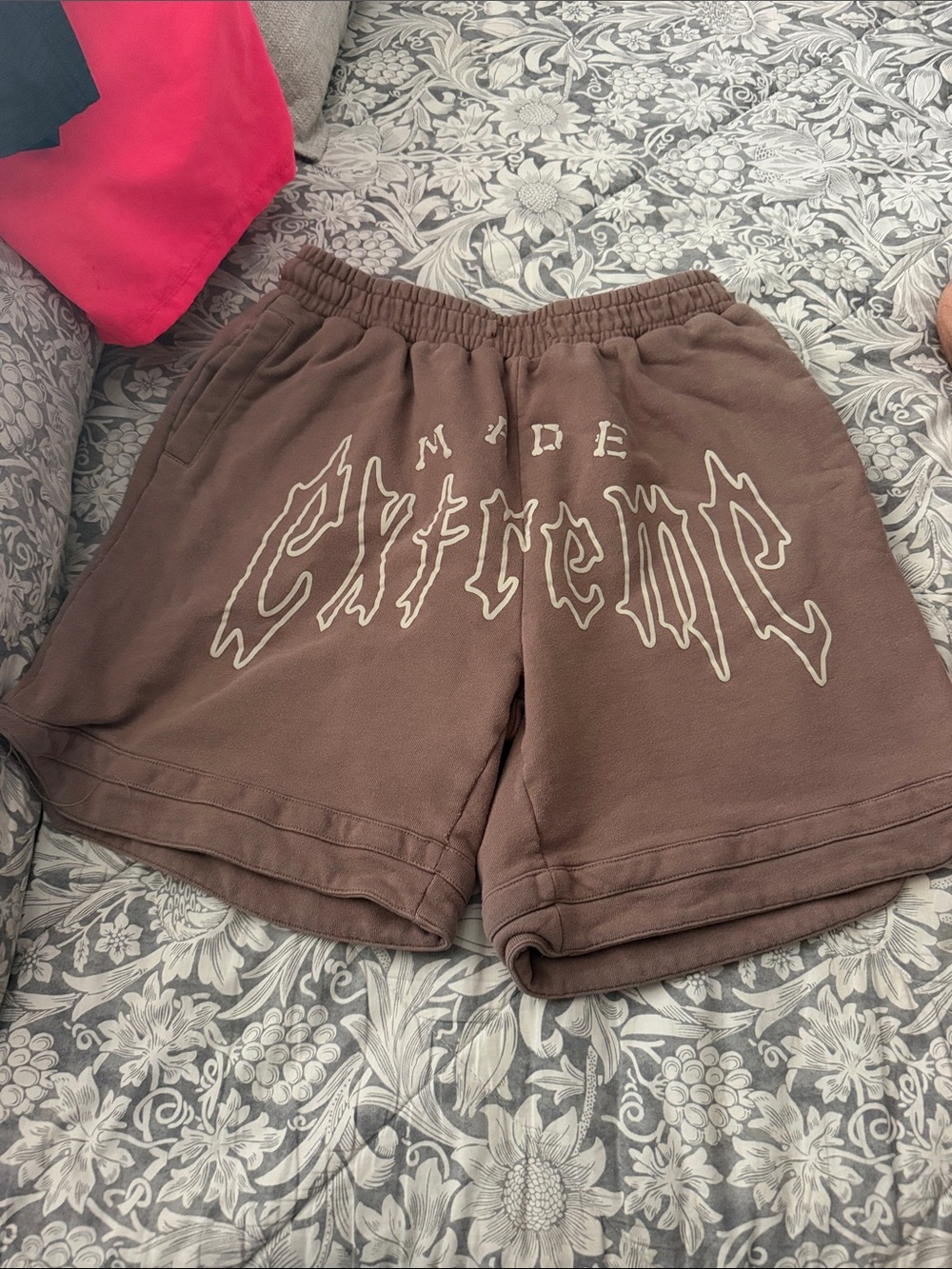 Spoiled Rotten Ladies Apparel Brown Graphic Women's Hybrid Shorts